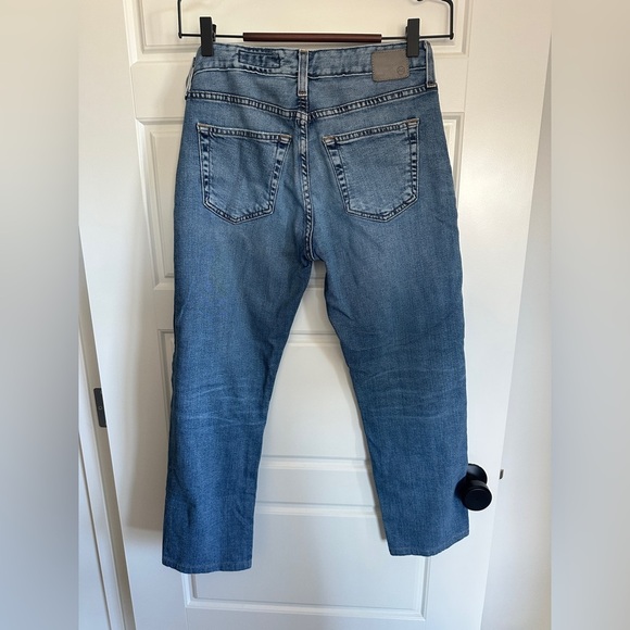 AG Adriano Goldschmied Blue Straight Leg Jeans - Picture 3 of 5
